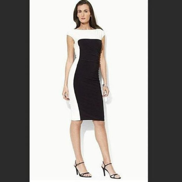 Lauren Ralph Lauren Dresses & Skirts - Lauren Ralph Lauren Color Block Sheath Dress
